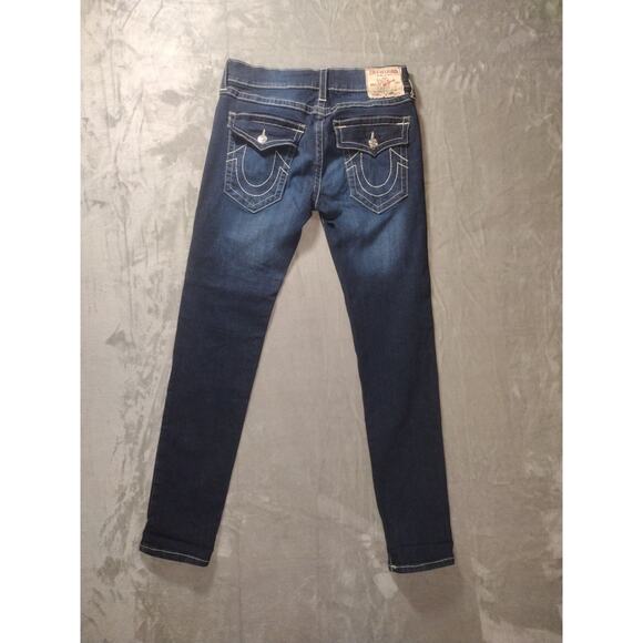 True Religion Rocco Relaxed Skinny Jeans Flap Pocket 32x32 - Picture 4 of 12